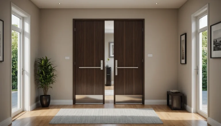 barre de tirage porte d'entrée