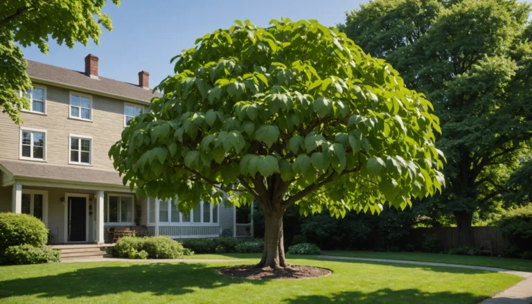 arbres avec longues gousses
