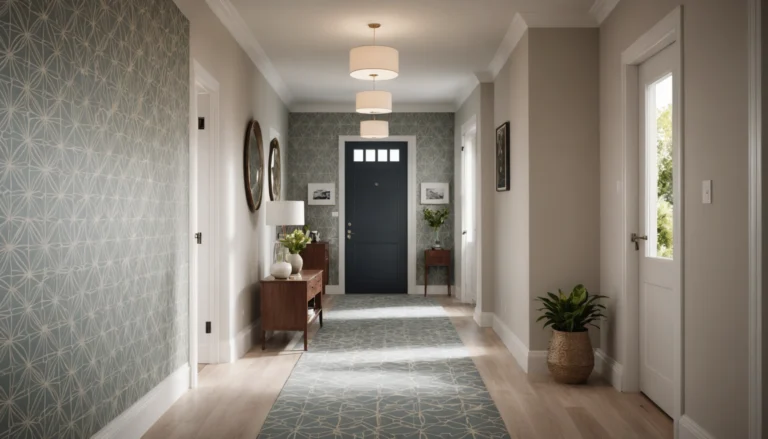 idées de papier peint pour le couloir
