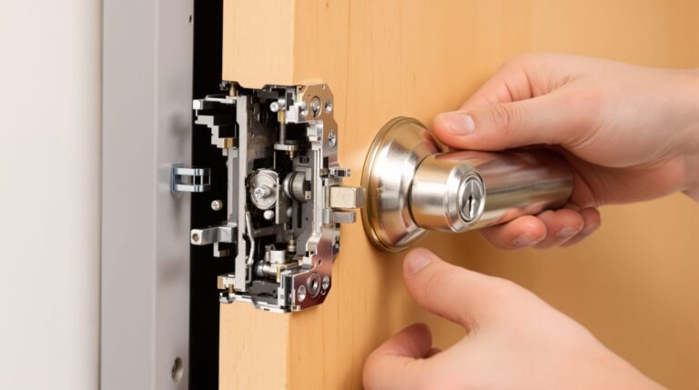 ancienne serrure de porte