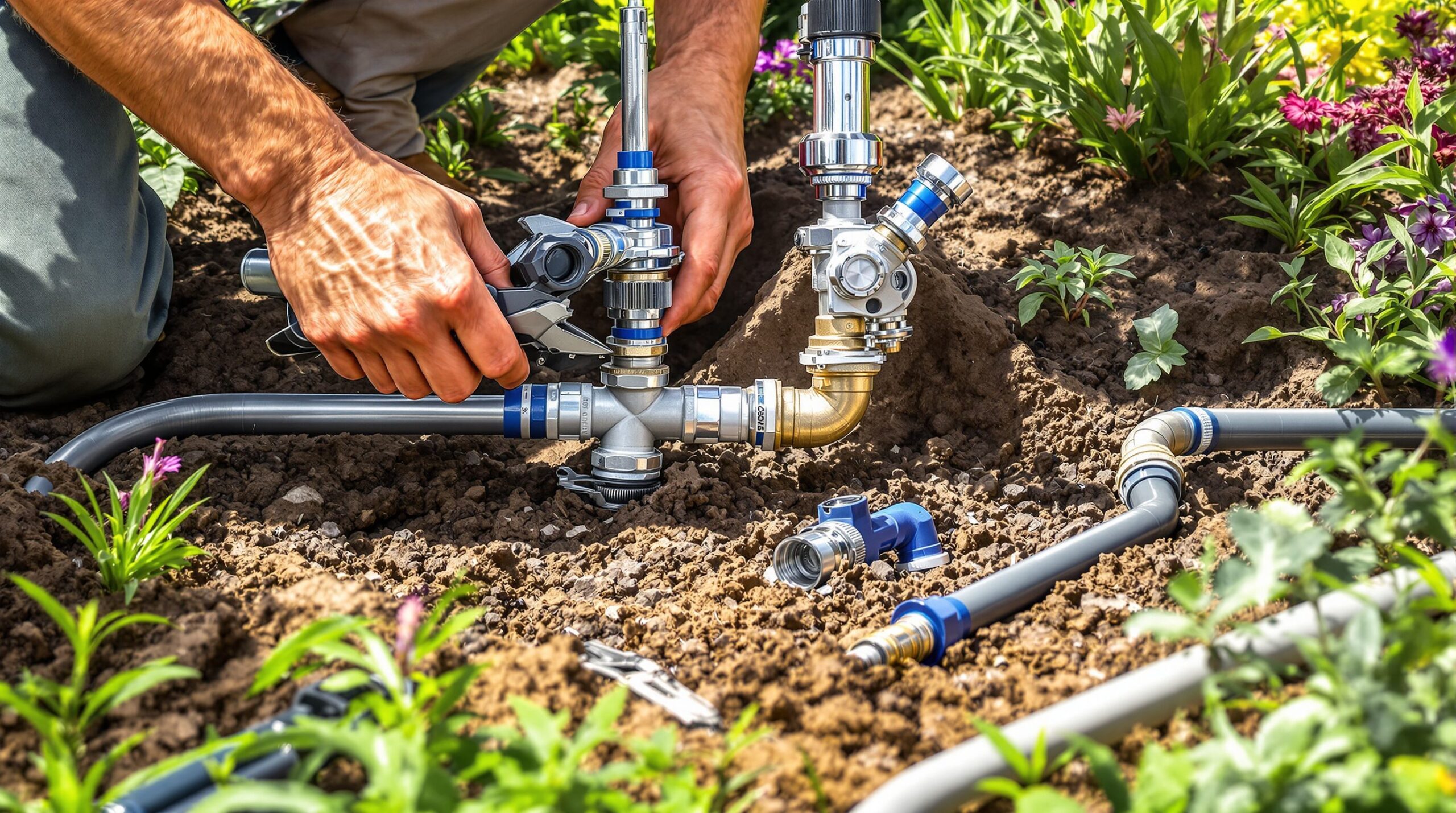 plomberie pour les jardins